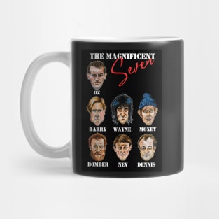 The Magnificent Seven (Auf Wiedersehen Pet character illustrations) Mug